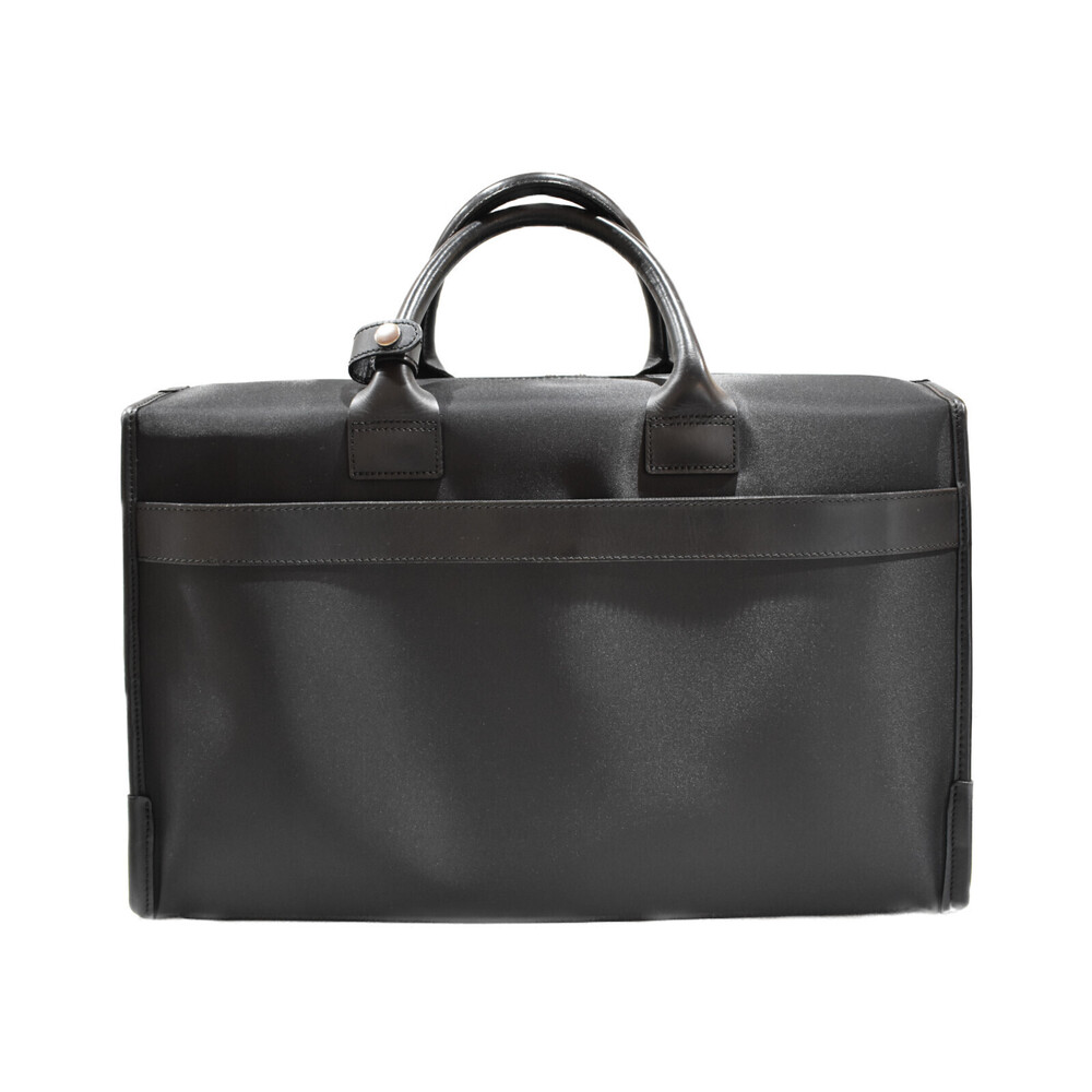 Burberry Travel Business BLACK Boston LABEL Bag Shoulder - Picture 1 of 7